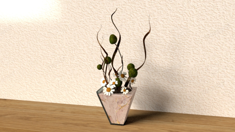 plant on table